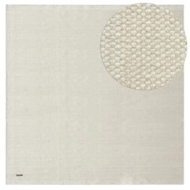 Wollen Vloerkleed Norrsken Gebroken wit