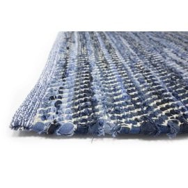 Katoenen Vloerkleed Nuzi Blauw