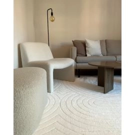 Wasbaar Pelskleed Rabbit Bene Gebroken wit