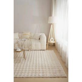 Wasbaar Pelskleed Rabbit Bubble Lichtbeige