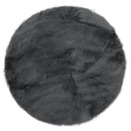 Rond Rabbit Eco Donkergrijs Pelskleed