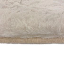 Rabbit Eco Lichtbeige 200x290 cm Wasbaar Hoogpolig Vloerkleed