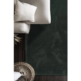 Hoogpolig Vloerkleed Solvyn Donkergroen