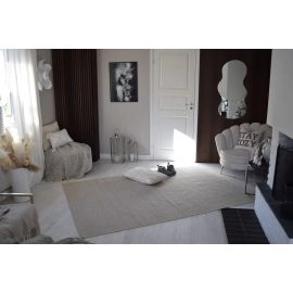 Wollen Vloerkleed Molly Donkerbeige