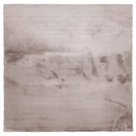 Vierkant Rabbit Eco Taupe Pelskleed