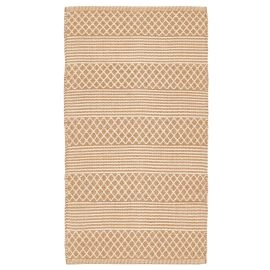 Loper Fyrolin Beige Katoenen Vloerkleed