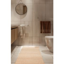 Loper Fyrolin Beige Katoenen Vloerkleed