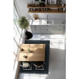 Katoenen Vloerkleed Kireli Antraciet