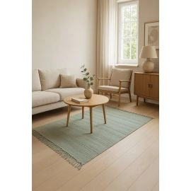 Katoenen Vloerkleed Kireli Groen