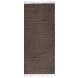 Loper Dravik Bruin Wollen Vloerkleed