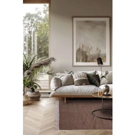 Wollen Vloerkleed Dravik Bruin