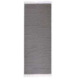 Loper Dravik Grijs Wollen Vloerkleed