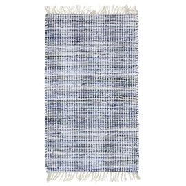 Katoenen Vloerkleed Eshnunna Blauw