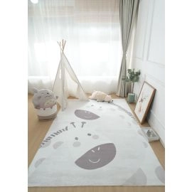 Kindervloerkleed Zappy Giraffe Crème