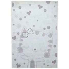 Kindervloerkleed Zappy Kitty Crème