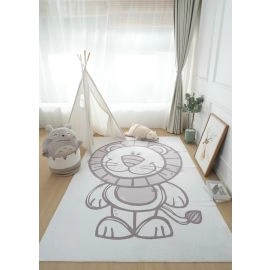 Kindervloerkleed Zappy Lion Crème