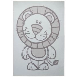 Kindervloerkleed Zappy Lion Crème
