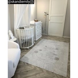 Kindervloerkleed Zappy Hippo Crème